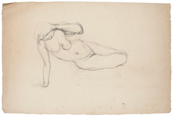 8 Original Nude Pen, Pencil and China Ink Drawings by French Master 20th Century Mid 20th Century-ZCI-757522