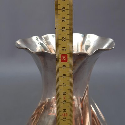 800 Silver Hand-Wrought Vase, 1960s-PWG-2041242