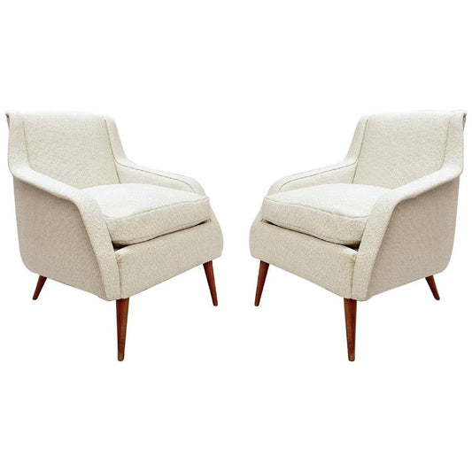 802 Armchairs by Carlo De Carli for Cassina, 1950s, Set of 2