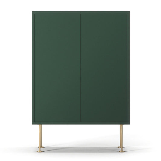 Decotique Vogue Cabinet 64 Green/Brass