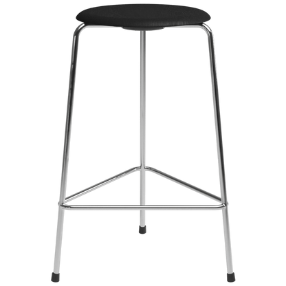 High Dot™ - M3170 Counter Stool W. 3 Legs by Fritz Hansen #Black coloured ash