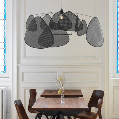Pendant Lamp Screen Xl by Market Set #Black Cane
