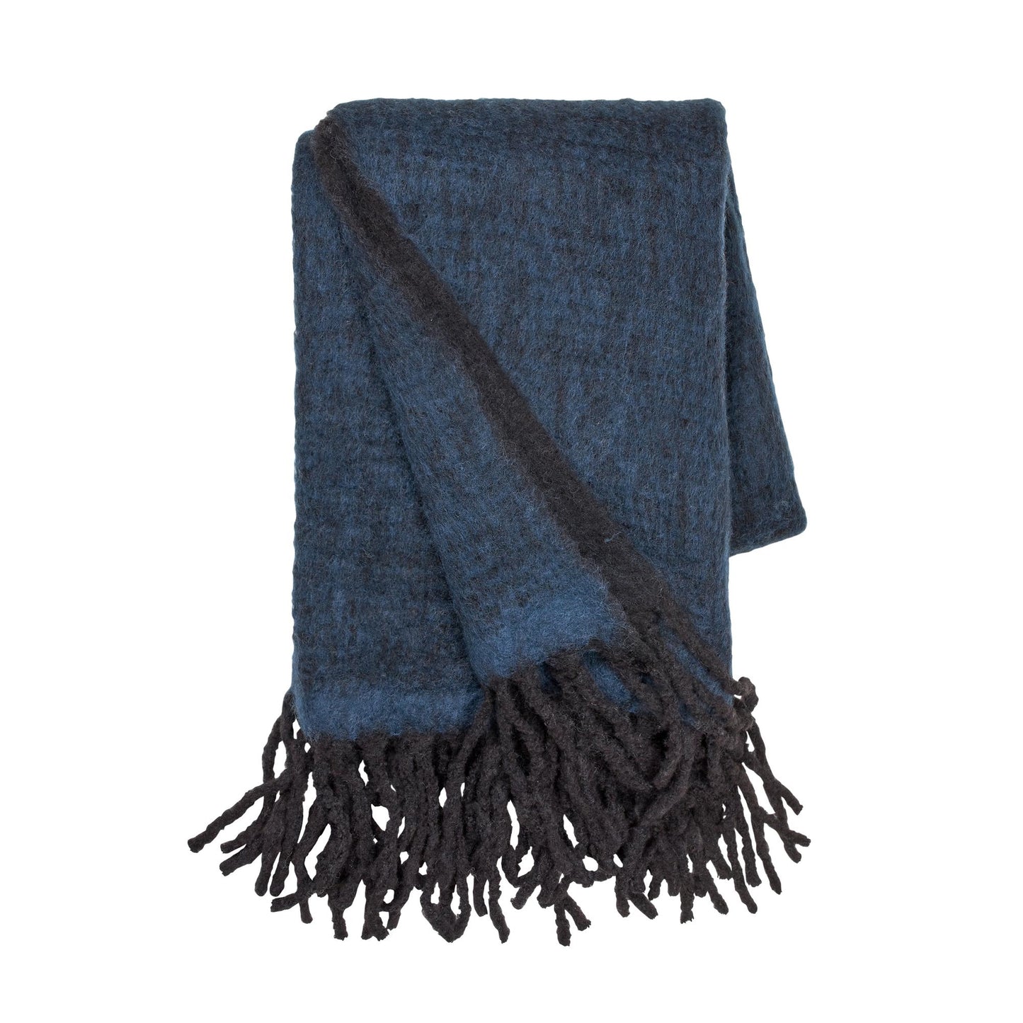 Mathea Rug by Cozy Living #Melange Royal Blue/Noir