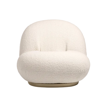 Pacha Lounge Chair by Gubi #Karakorum Dedar (001) / Pearl Gold