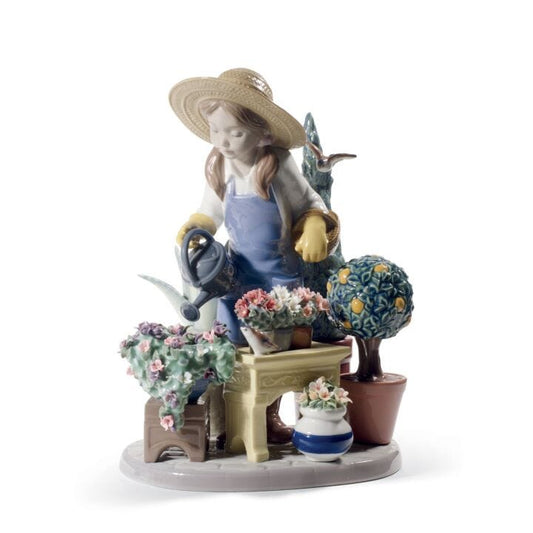 In My Garden Girl Figurine by Lladró
