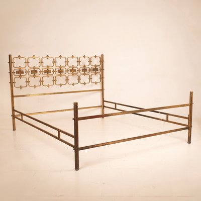 8605 Bed in Brass and Bronze by Osvaldo Borsani for Borsani Varedo, 1959-BAD-2027049