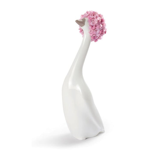 Goossiping Goose Figurine by Lladró #Pink