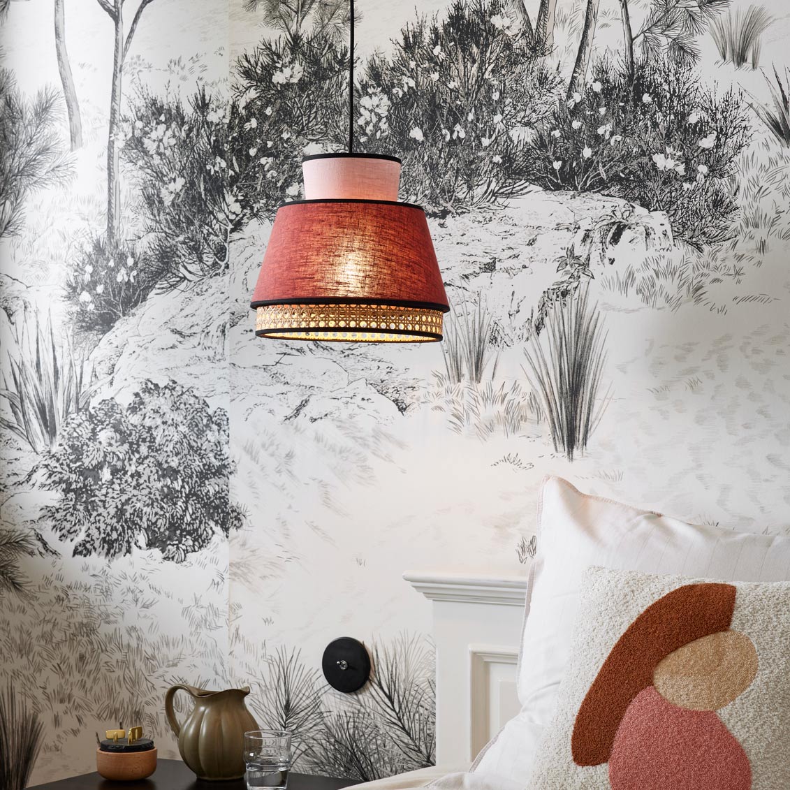 Pendant Lamp Singapour Xm by Market Set #Massala/Rose