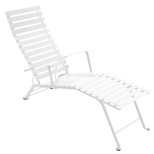 Bistro Metal chaise longue by Fermob #cotton white #