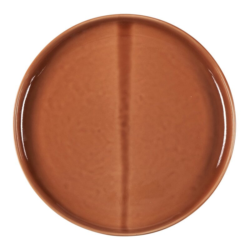 Svelte plate by Heirol #27 cm, terracotta #