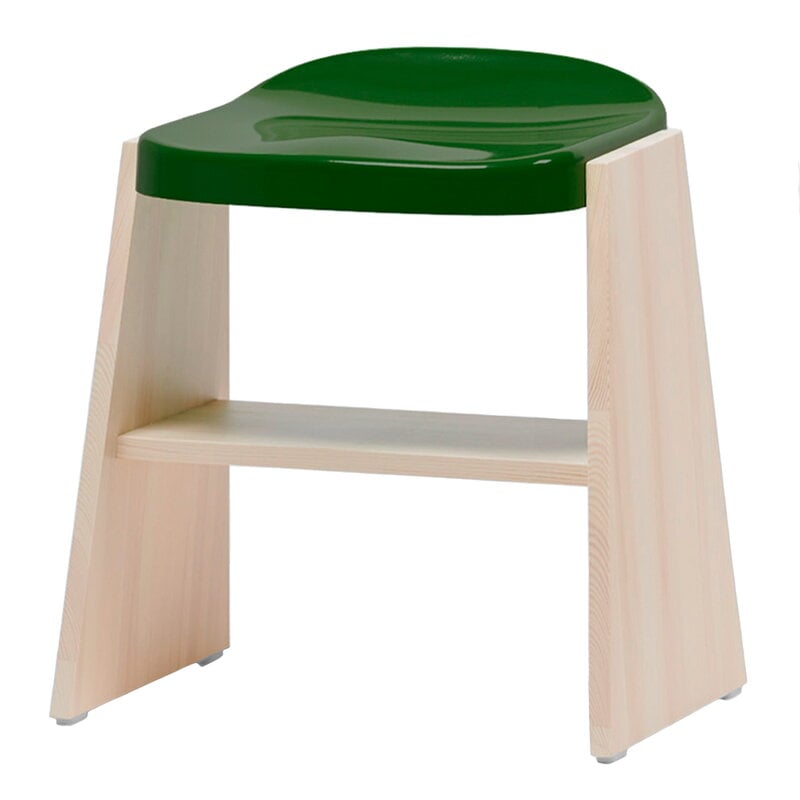 MC19 Fronda stool by Mattiazzi #low, pine - green #