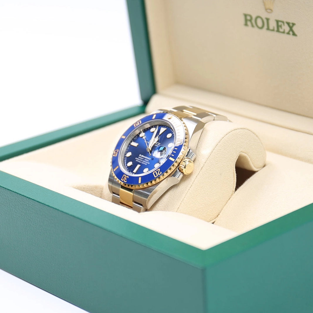 [빈티지/매장즉시발송] Rolex® Submariner Date 41 (41mm | 블루 다이얼 | 스틸 & 옐로우 골드 콤비)
