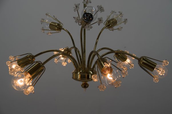 9-Light Chandelier by Emil Stejnar for Rupert Nikoll, Austria, 1950s-TZ-1107752