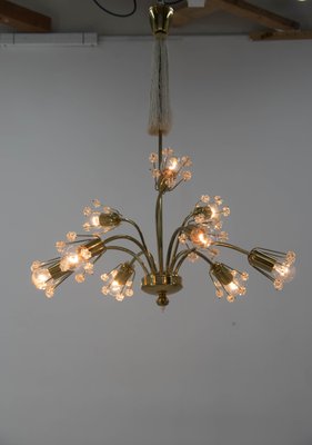 9-Light Chandelier by Emil Stejnar for Rupert Nikoll, Austria, 1950s-TZ-1107752