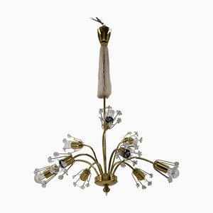 9-Light Chandelier by Emil Stejnar for Rupert Nikoll, Austria, 1950s-TZ-1107752