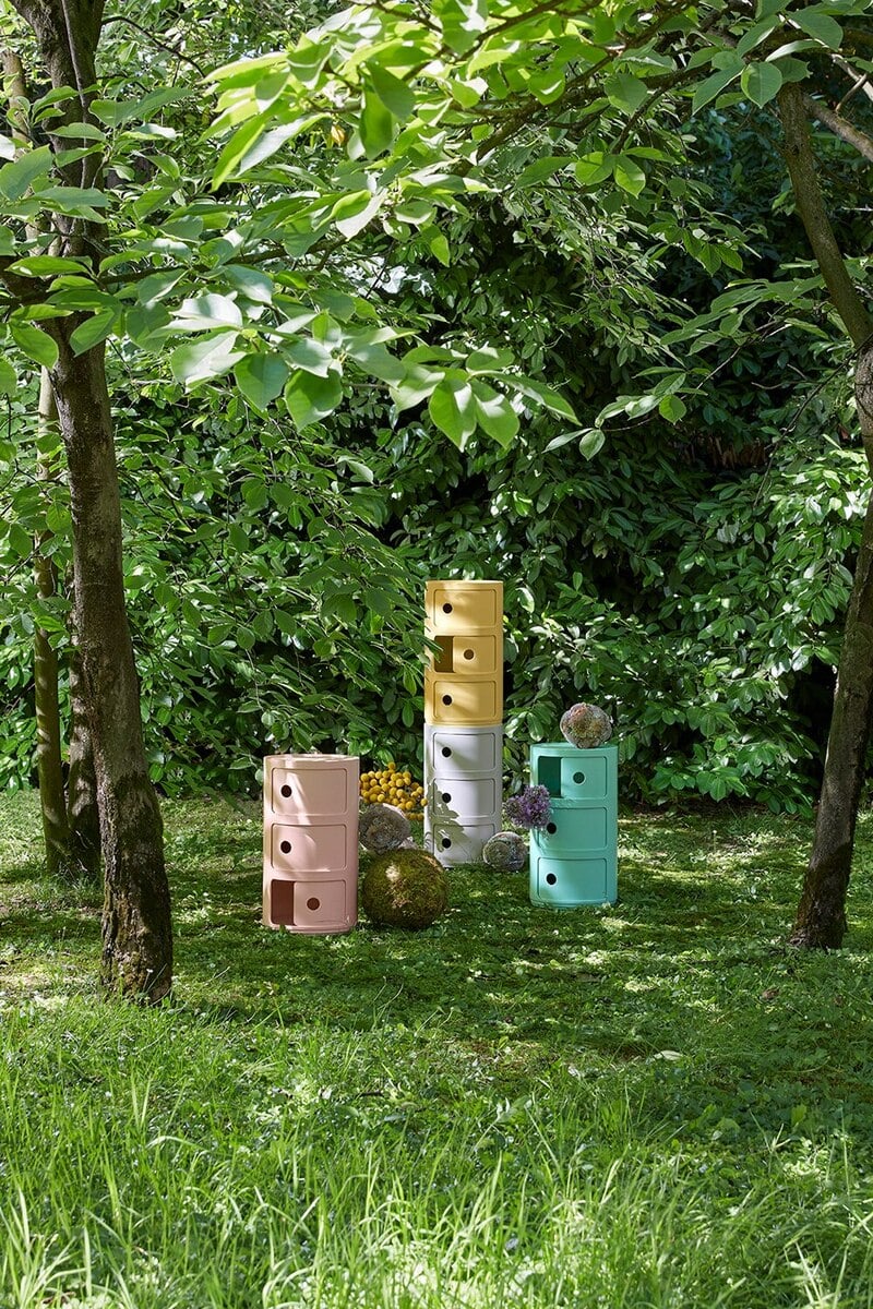 Componibili Bio storage unit, pink