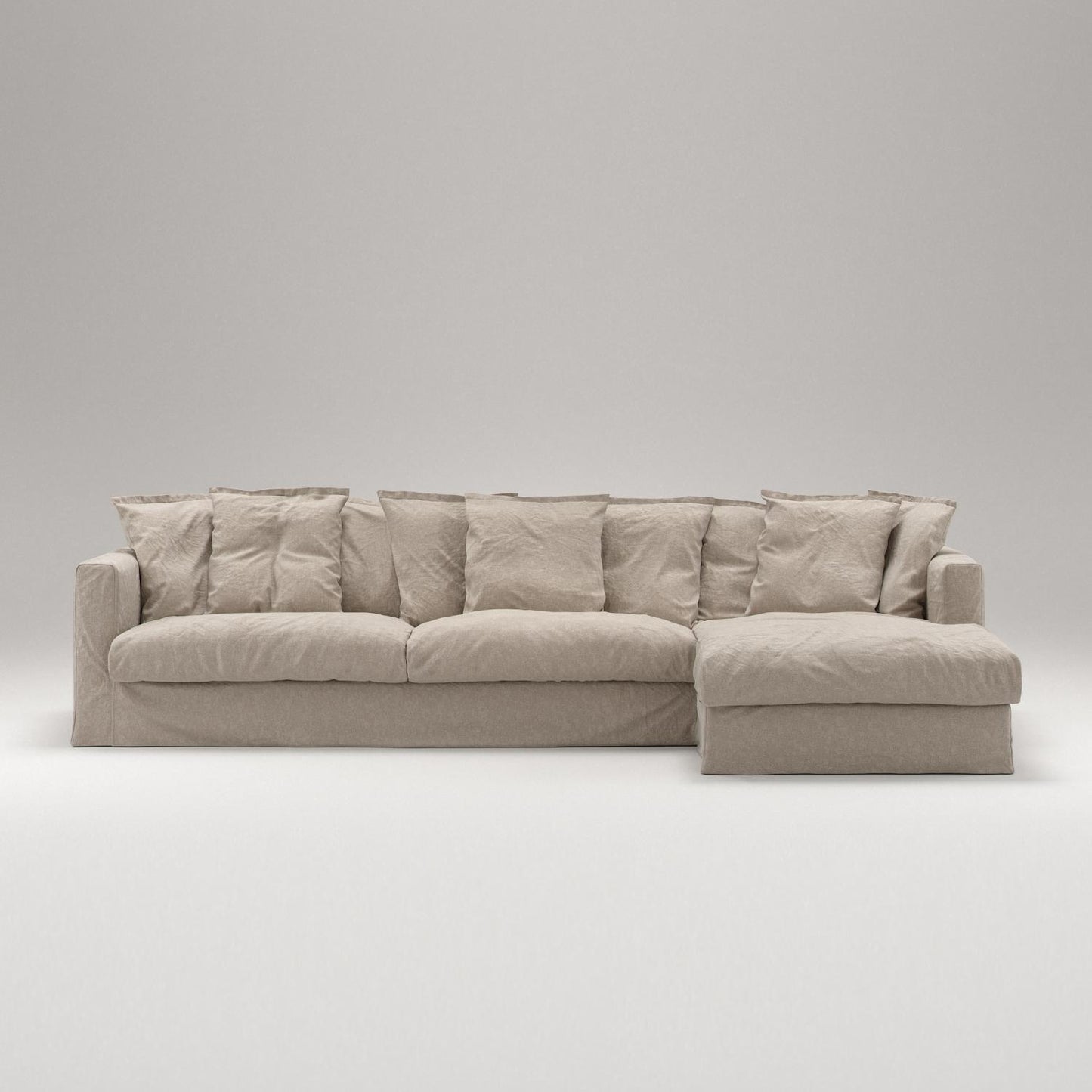Decotique Le Grand Air 3-Seater Sofa Chaise Right Savage Linen