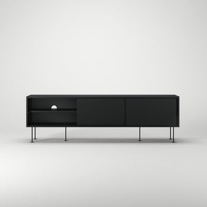 Decotique Vogue TV Bench With Legs 180 Anthracite/ Black