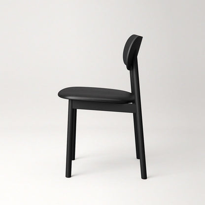 Decotique Elephant Dining Chair Black/Black Leather