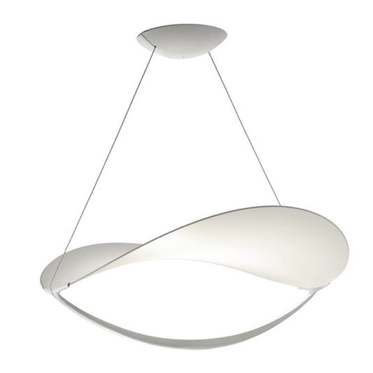 PLENA - LED aluminium and PVC pendant lamp