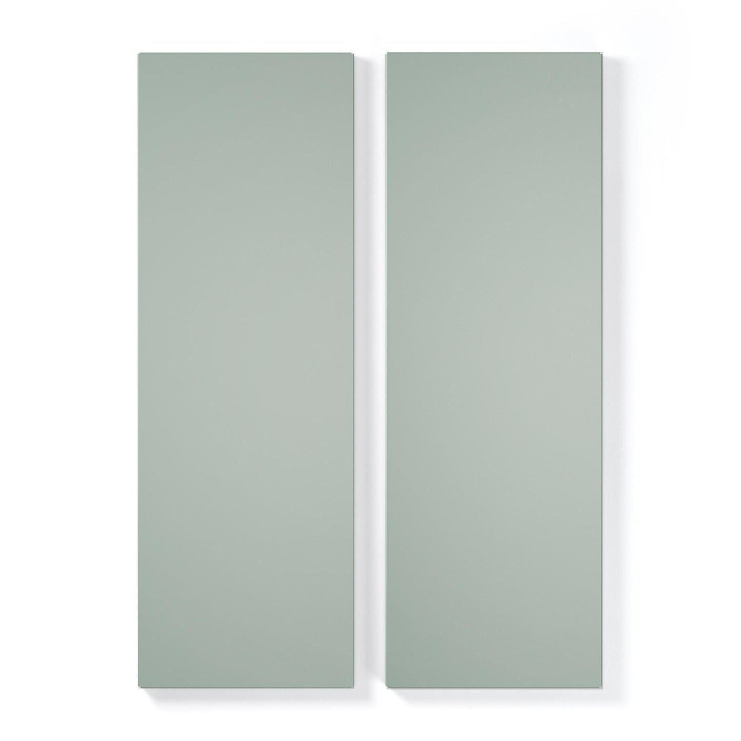 Department Shelf for Store Cabinet with 2 Doors Set of 2 Slate Grey