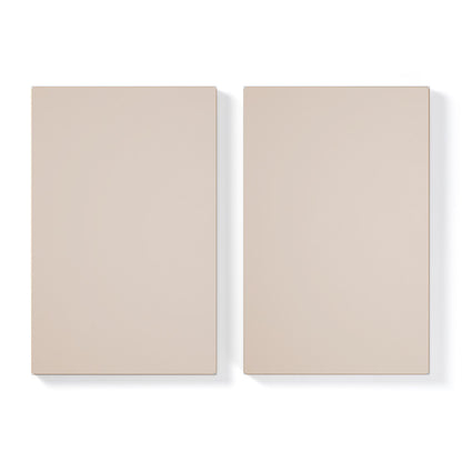 Department Shelf for Store Cabinet with 1 Door Set of 2 Mushroom