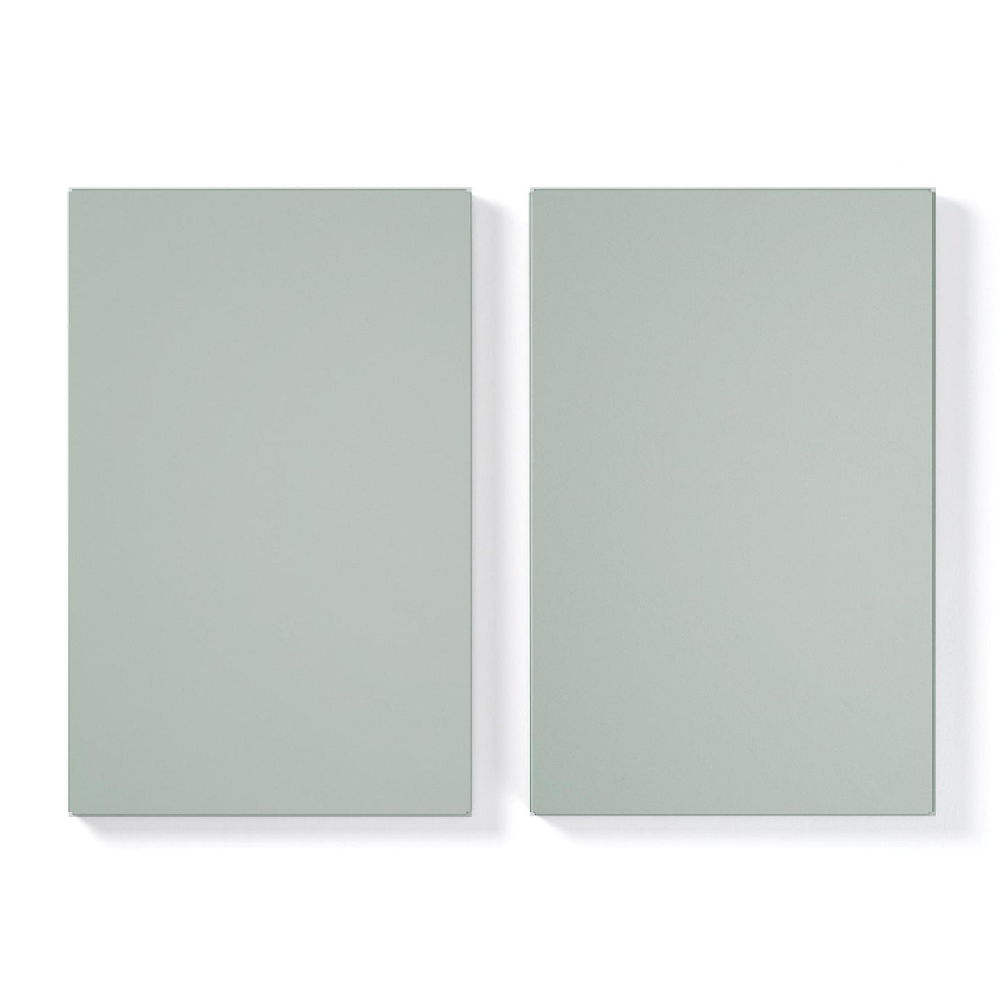 Department Shelf for Store Cabinet with 1 Door Set of 2 Slate Grey