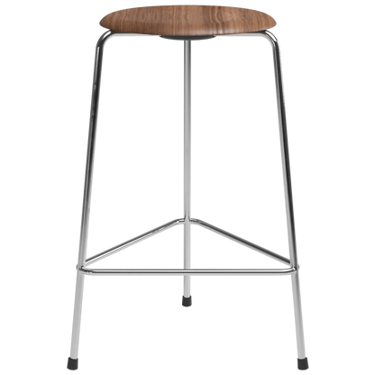 High Dot™ - M3170 Counter Stool W. 3 Legs by Fritz Hansen #Walnut veener