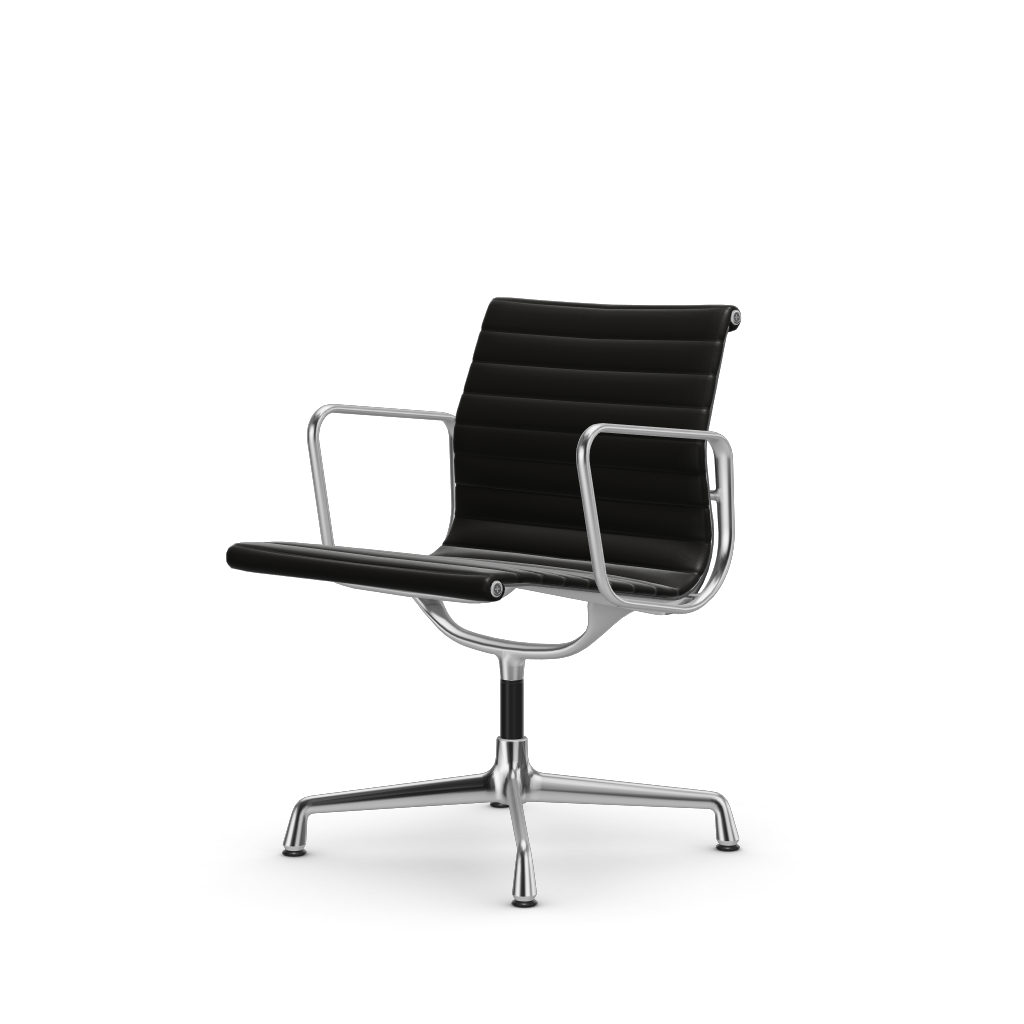 Aluminium Chairs EA 108 swivel – Conference (Cover material - Fabric Leather)