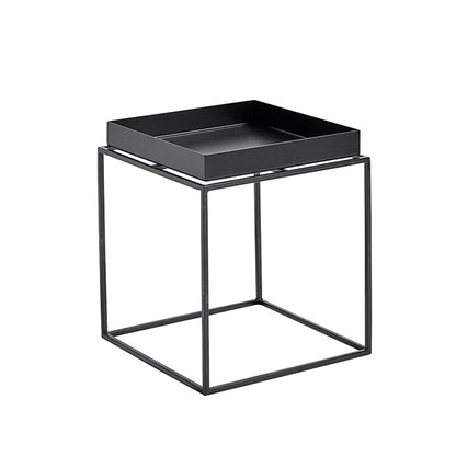 Tray table small square, black