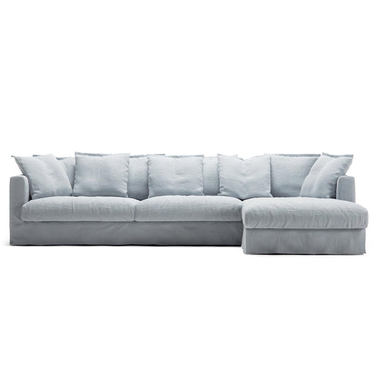 Decotique Le Grand Air 3-Seater Sofa Chaise Right Nordic Sky