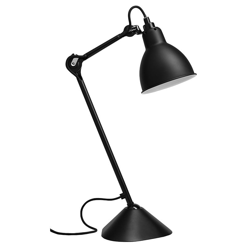 Lampe Gras 205 table lamp by DCWéditions #round shade, black #