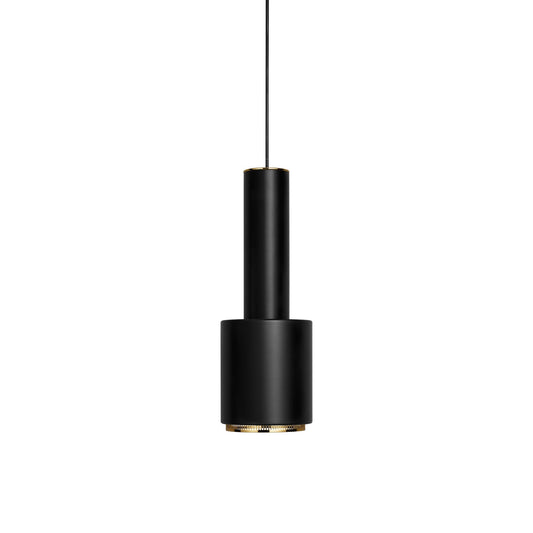 Artek Pendant Light A110 “Hand Grenade” — black/brass