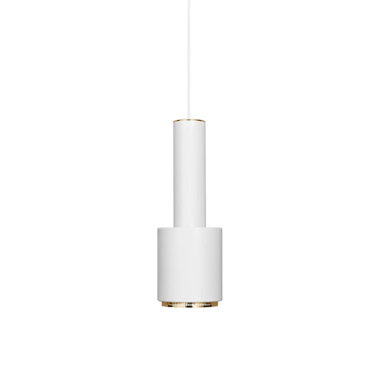 Artek Pendant Light A110 “Hand Grenade” — white/brass