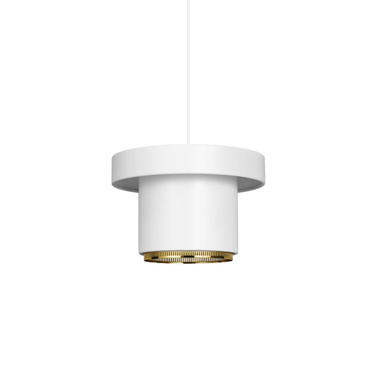 Artek Pendant Light A201 — white/brass