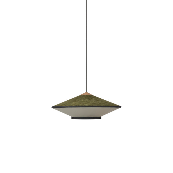 Cymbal Pendant Lamp by Forestier #Evergreen/Medium