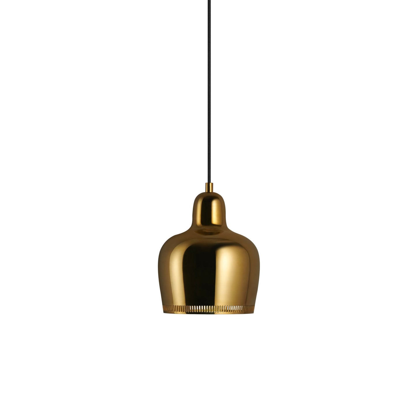 Artek Pendant Light A330S “Golden Bell“ — brass "Savoy"