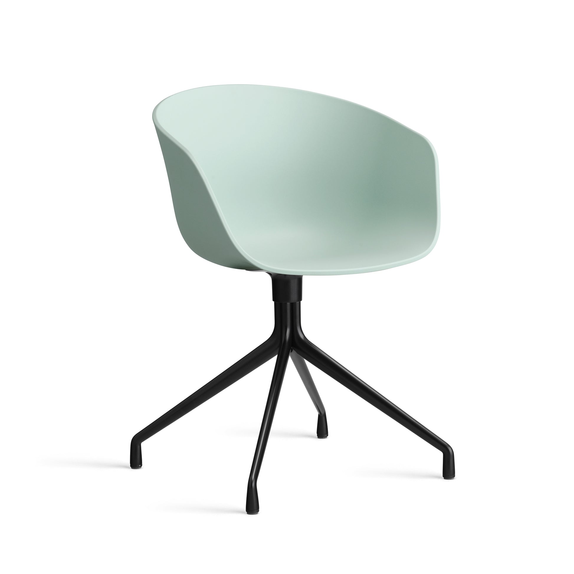 About A Chair Aac 20 by Hay #Polypropylene | Dusty Mint/Black Powder coated Aluminium