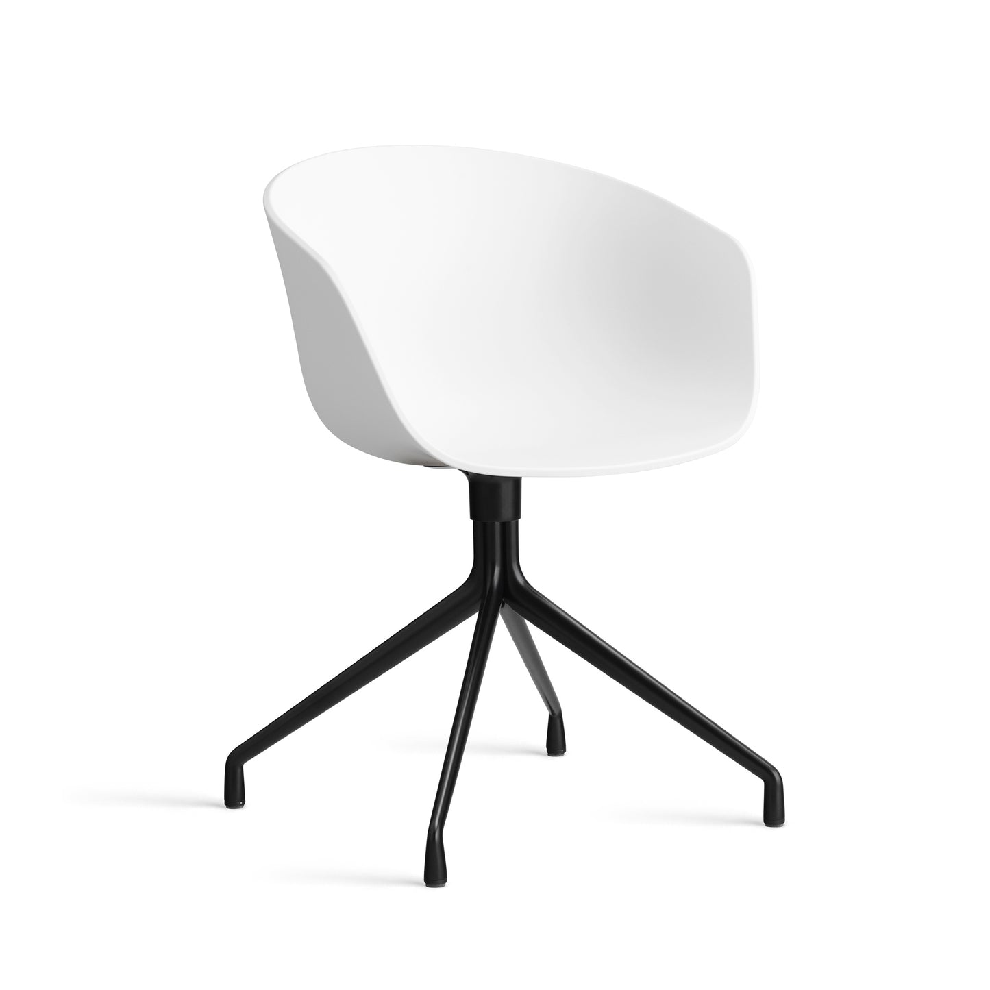 About A Chair Aac 20 by Hay #Polypropylene | White/Black Powder coated Aluminium