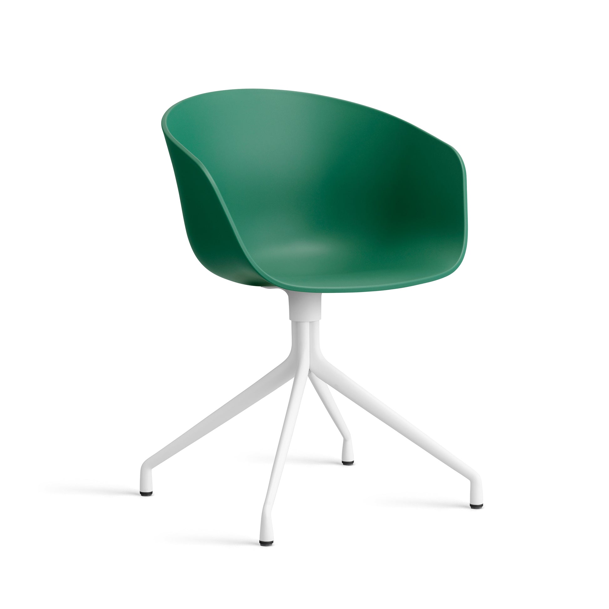 About A Chair Aac 20 by Hay #Polypropylene | Teal Green/White Powder coated Aluminium