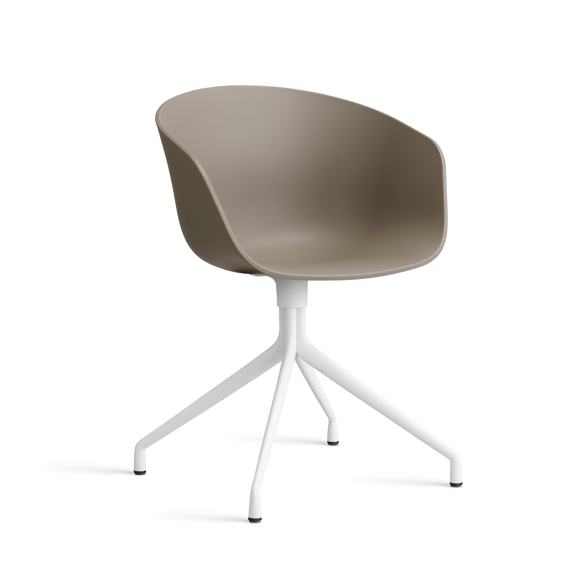 About A Chair Aac 20 by Hay #Polypropylene | Khaki/White Powder coated Aluminium