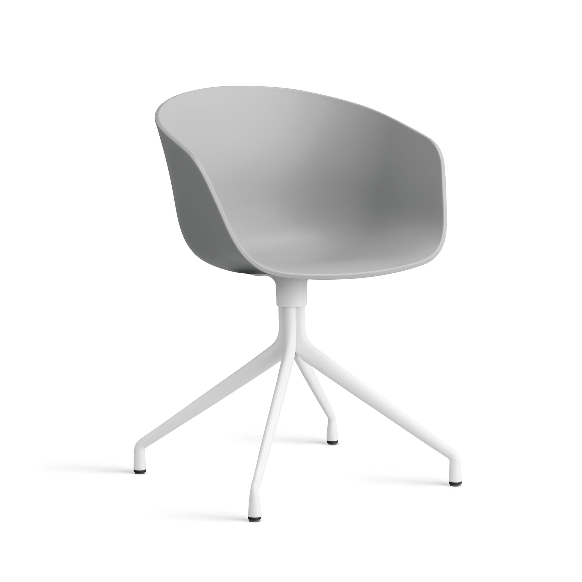 About A Chair Aac 20 by Hay #Polypropylene | Concrete Grey/White Powder coated Aluminium