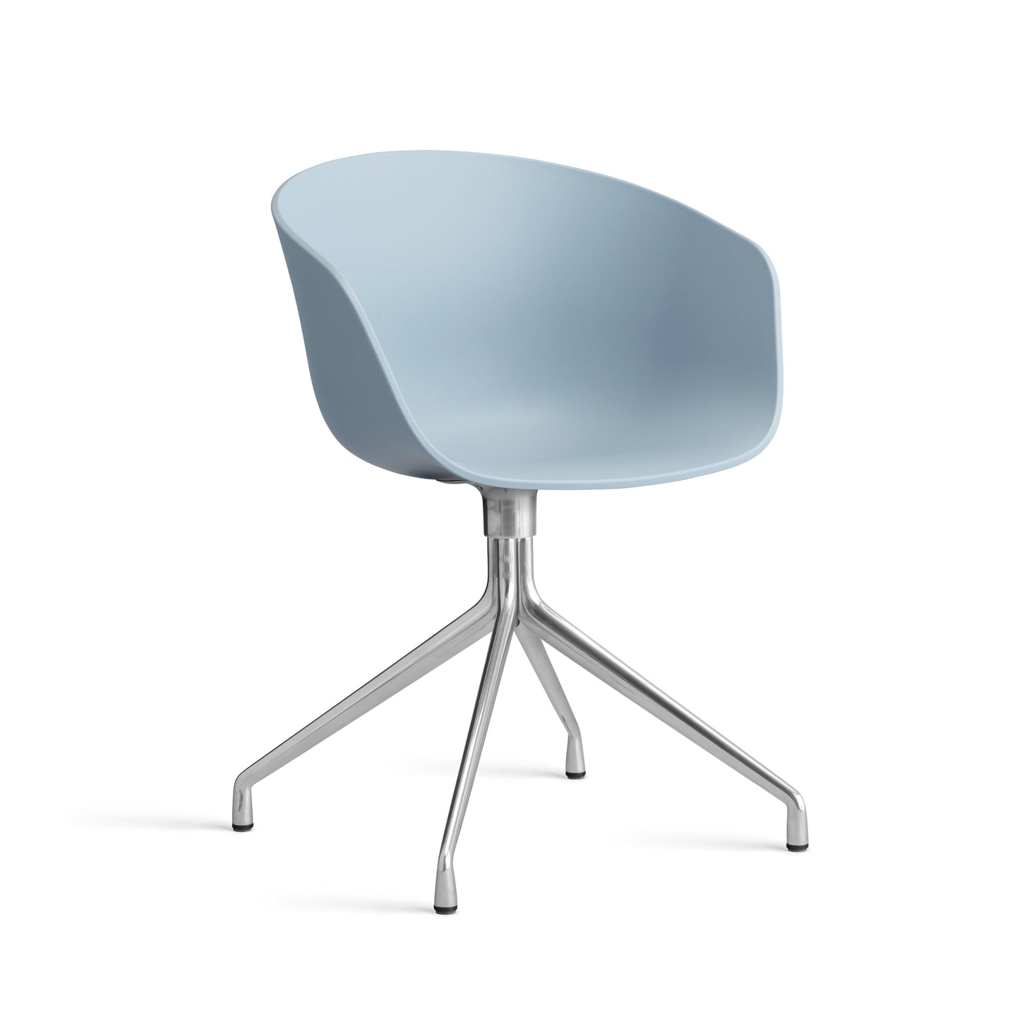 About A Chair Aac 20 by Hay #Polypropylene | Slate Blue/Polished Aluminium