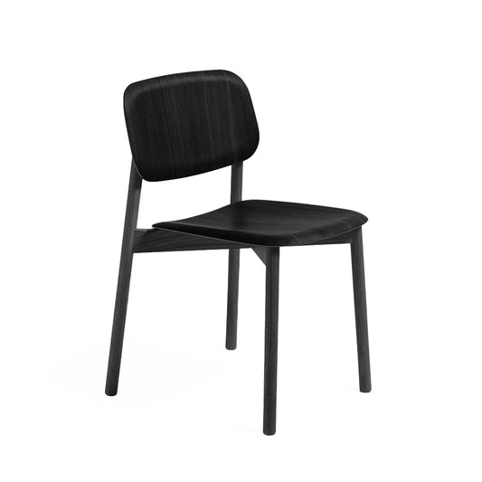 Soft Edge 60 Chair by Hay #Black Water-based lacquered Oak veneer/Black Water-based lacquered Solid oak