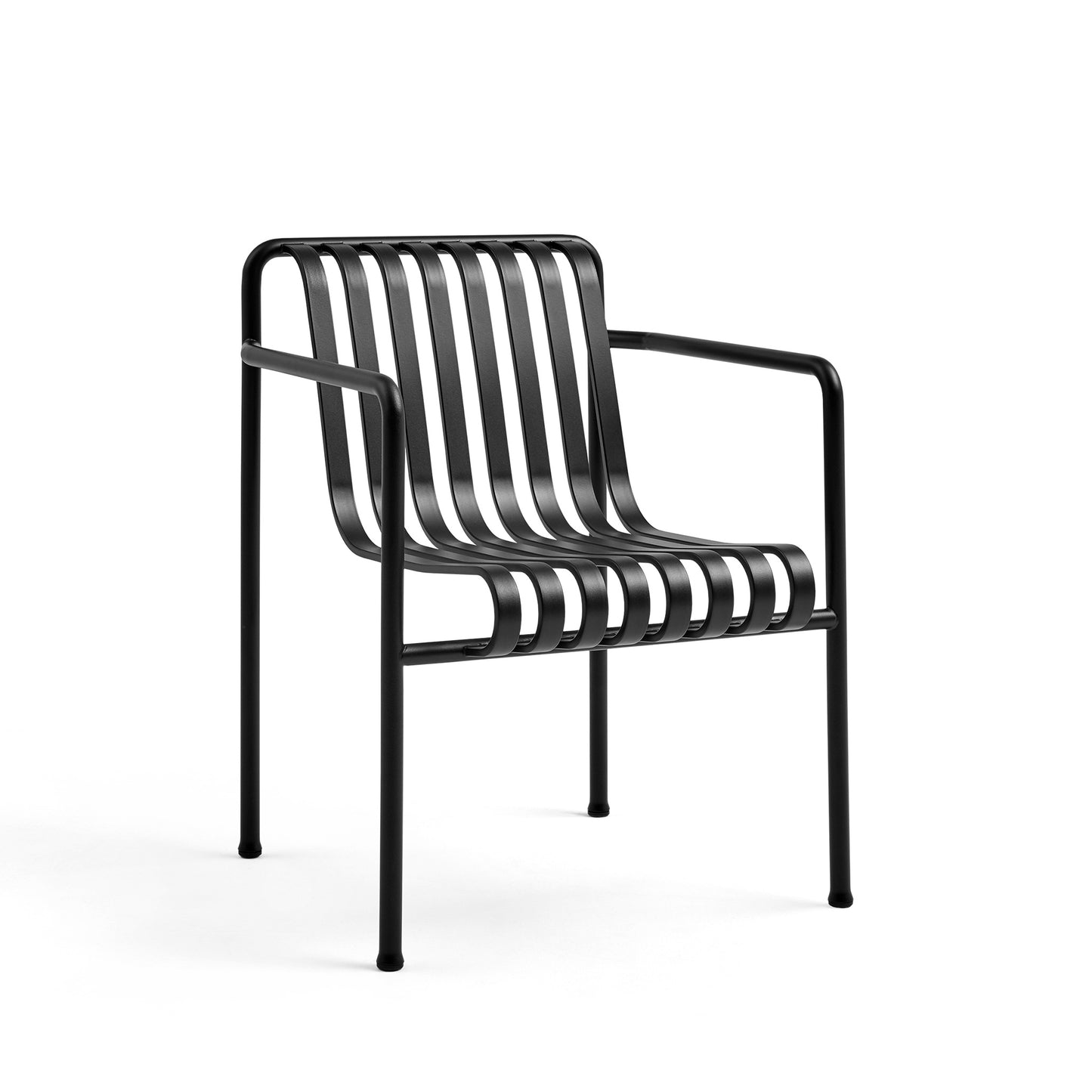 Palissade Dining Armchair by Hay #anthracite powder coated steel