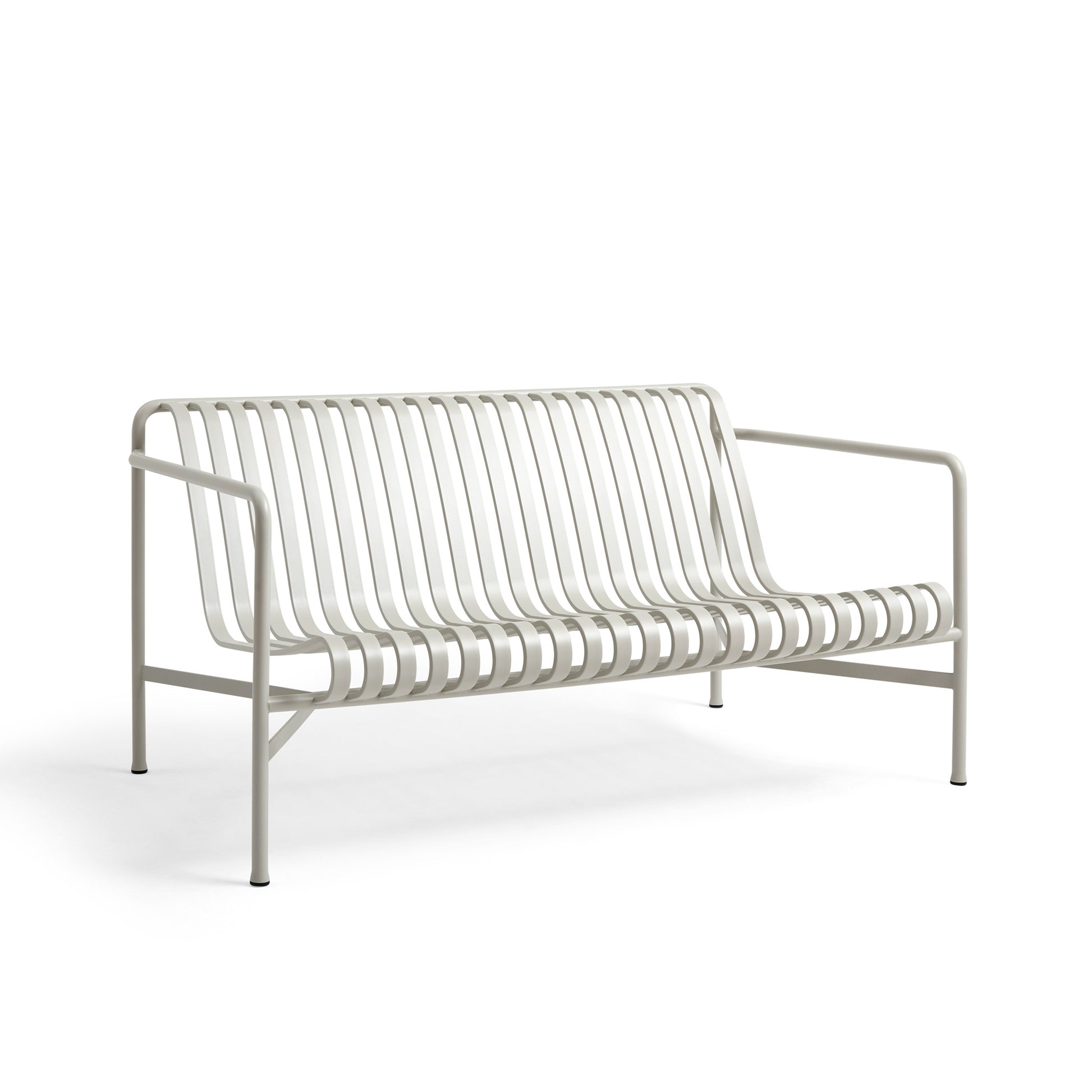 Palissade Lounge Sofa by Hay #sky grey powder coated steel