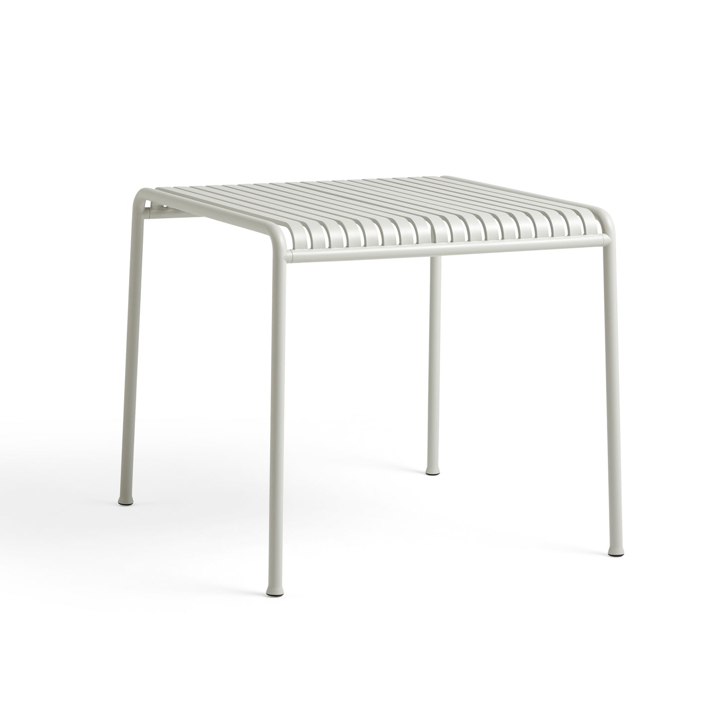 Palissade Square Table by Hay #Sky grey Powder coated Steel