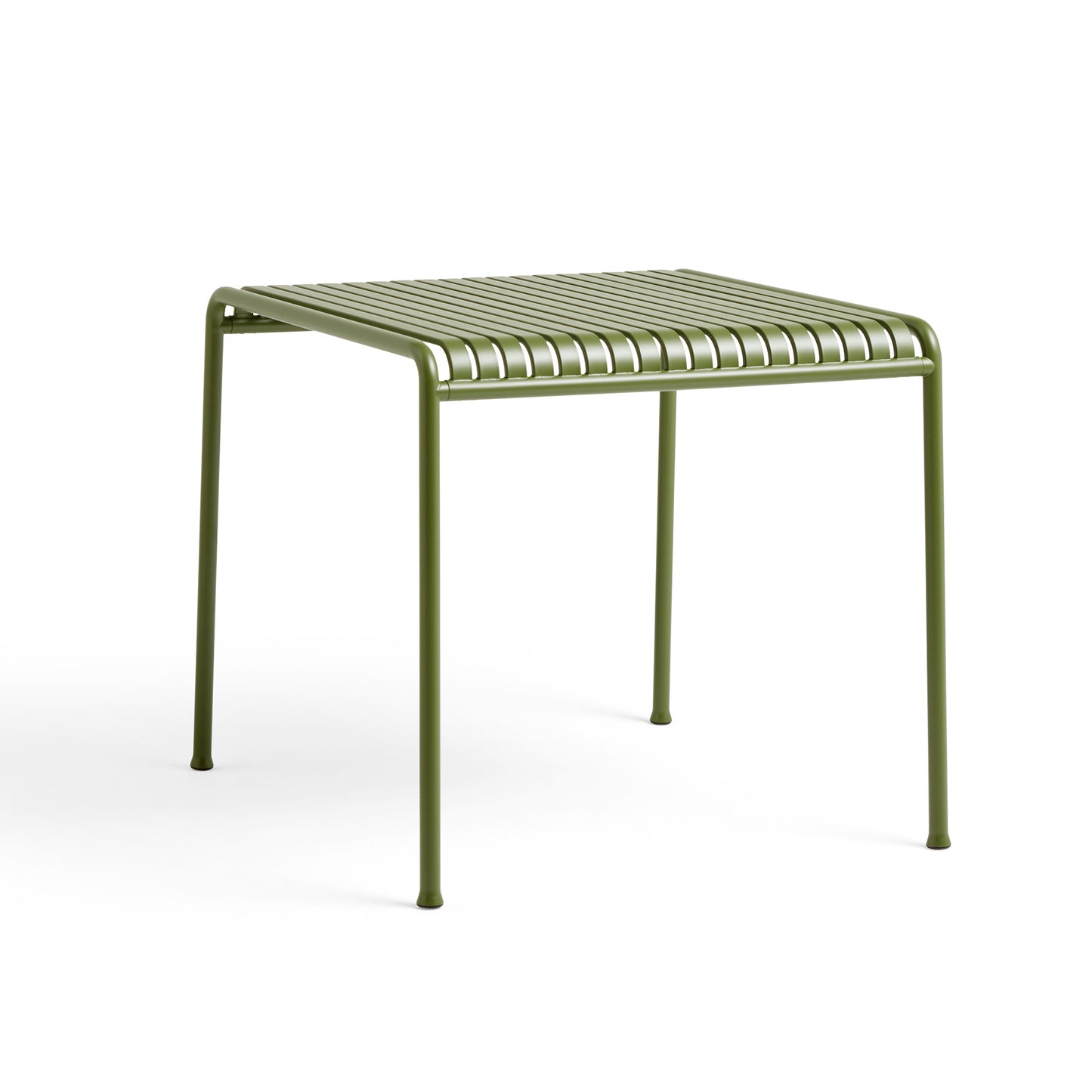 Palissade Square Table by Hay #Olive Powder coated Steel