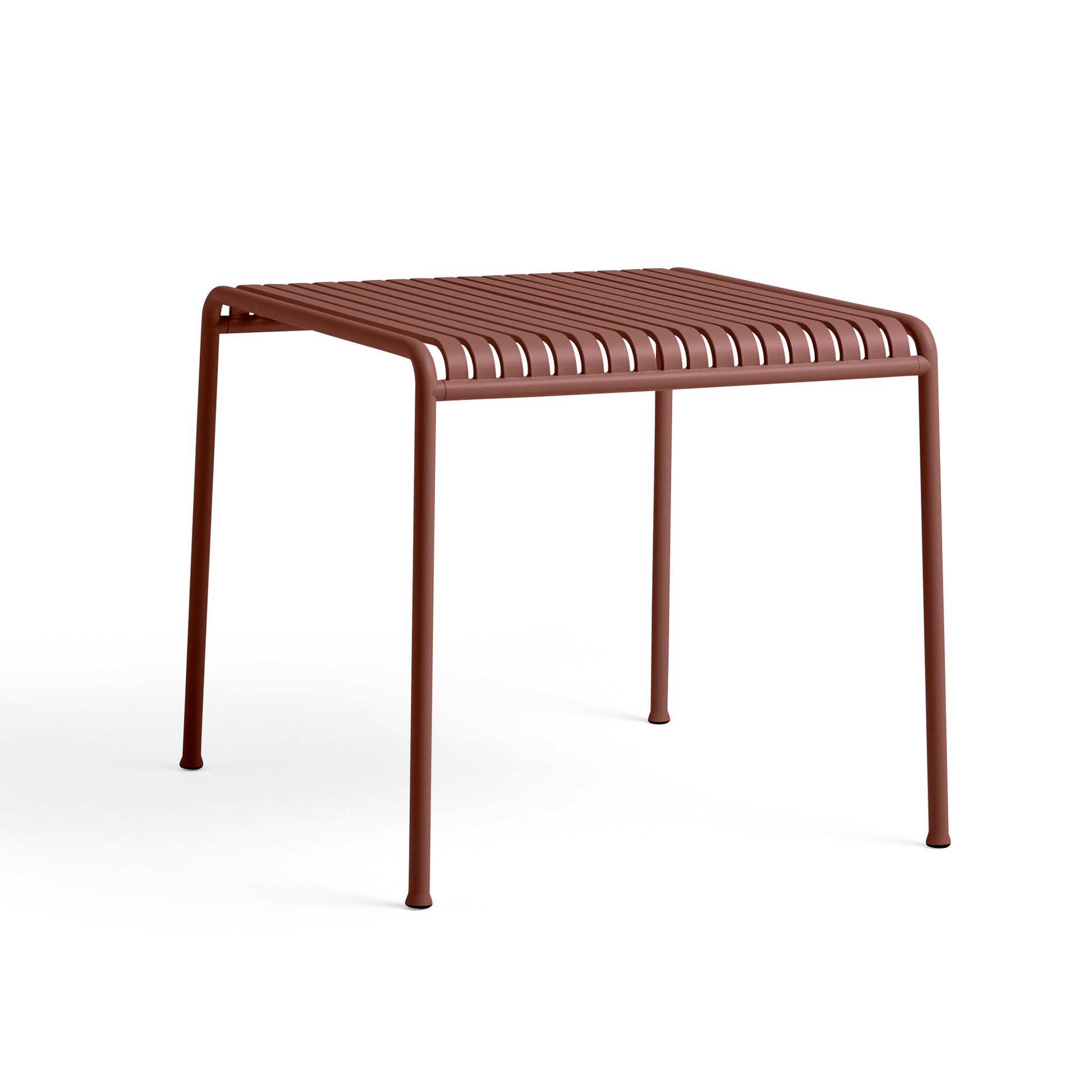 Palissade Square Table by Hay #Iron red Powder coated Steel