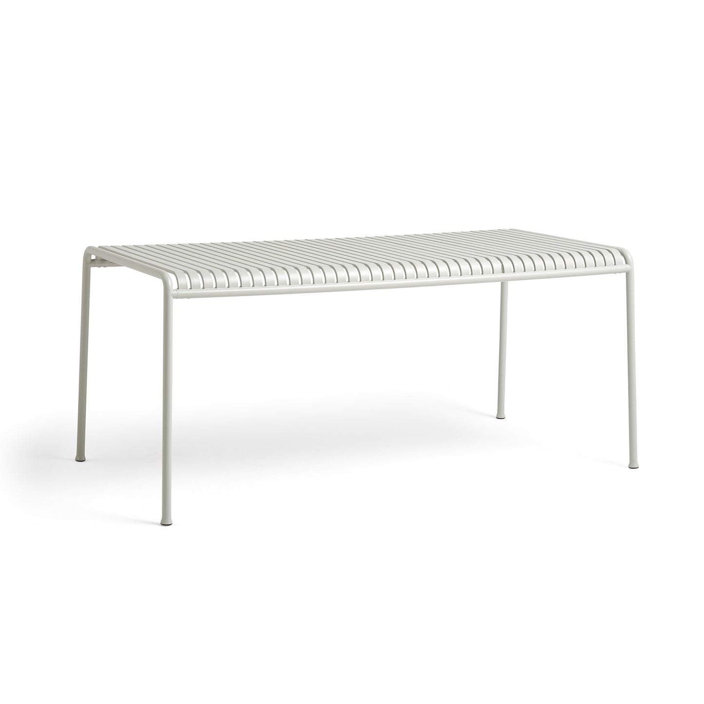 Palissade Rectangular Table by Hay #Sky grey Powder coated Steel